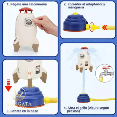 JetStream Aqua™ Cohete rociador de agua